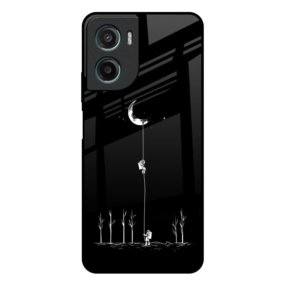Catch the Moon Motorola G05 Glass Back Cover Online