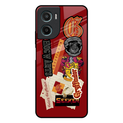 Gryffindor Motorola G05 Glass Back Cover Online