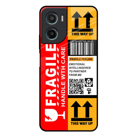 Handle With Care Motorola G05 Glass Back Cover Online