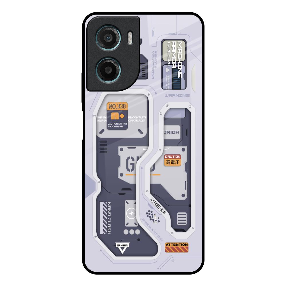 Tech Savvy Motorola G05 Glass Back Cover Online