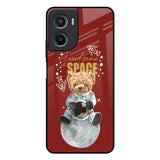 Astronaut Bear Motorola G05 Glass Back Cover Online