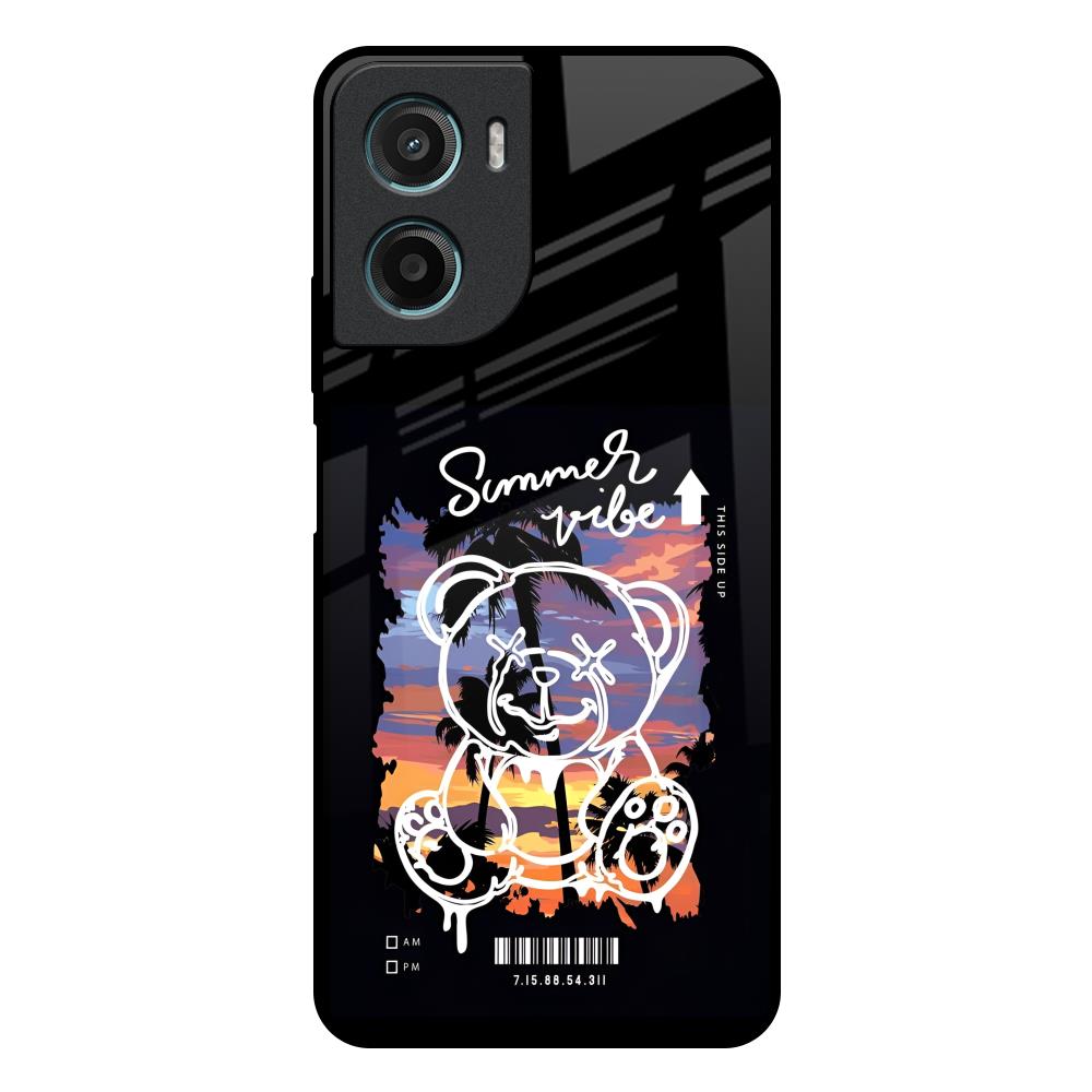 Summer Vibe Motorola G05 Glass Back Cover Online