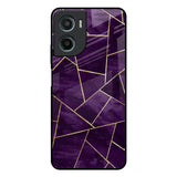 Geometric Purple Motorola G05 Glass Back Cover Online