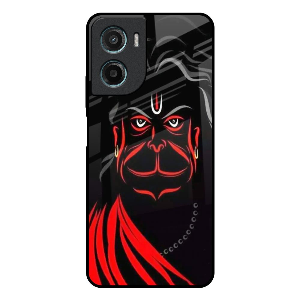 Lord Hanuman Motorola G05 Glass Back Cover Online