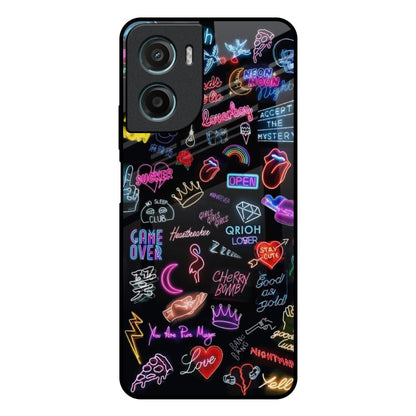 Accept The Mystery Motorola G05 Glass Back Cover Online