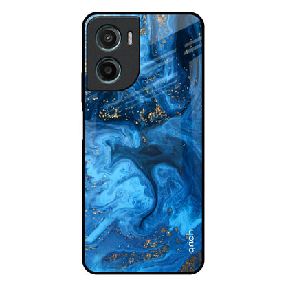 Gold Sprinkle Motorola G05 Glass Back Cover Online