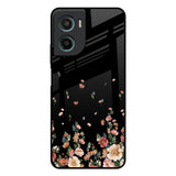 Floating Floral Print Motorola G05 Glass Back Cover Online