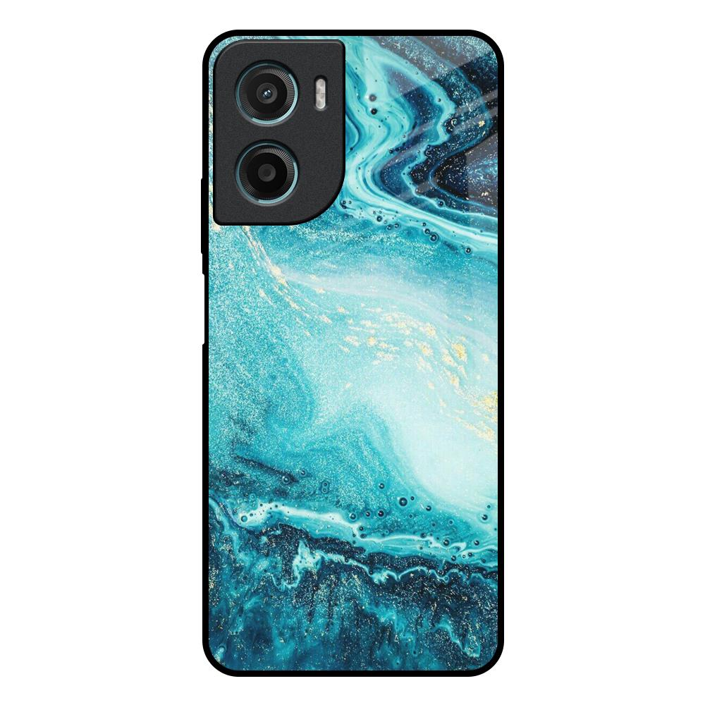 Sea Water Motorola G05 Glass Back Cover Online