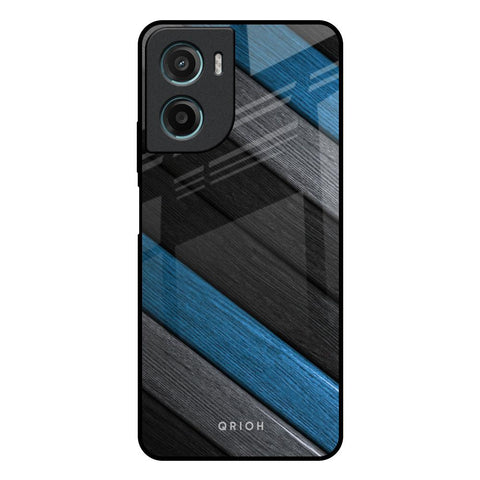 Multicolor Wooden Effect Motorola G05 Glass Back Cover Online