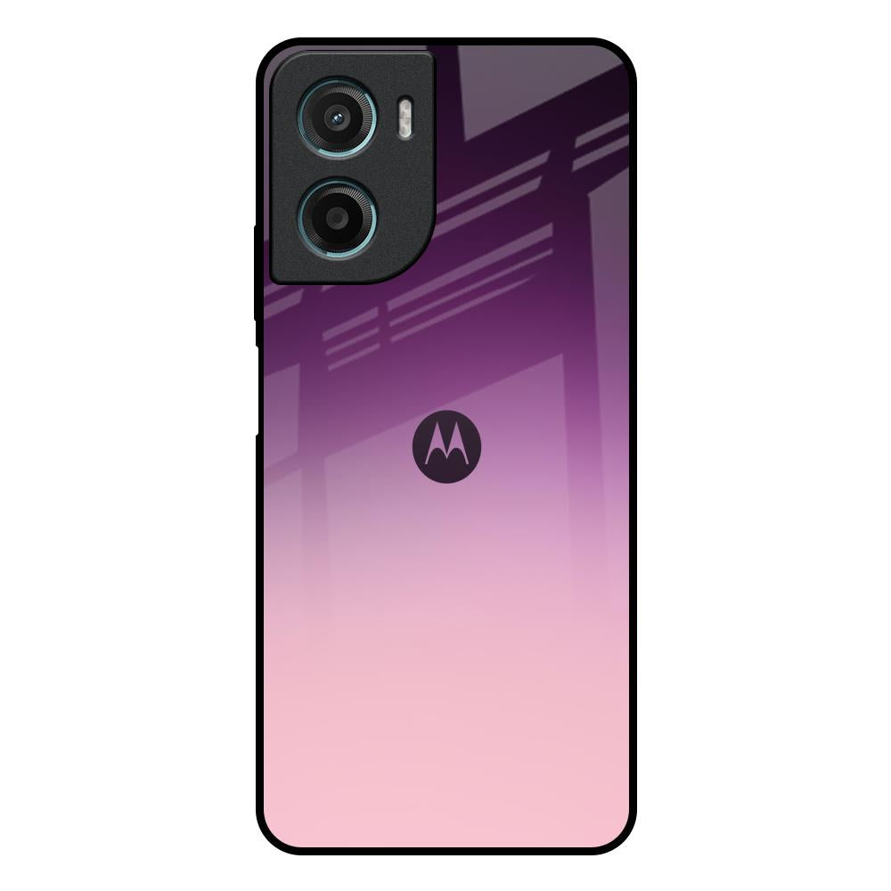 Purple Gradient Motorola G05 Glass Back Cover Online