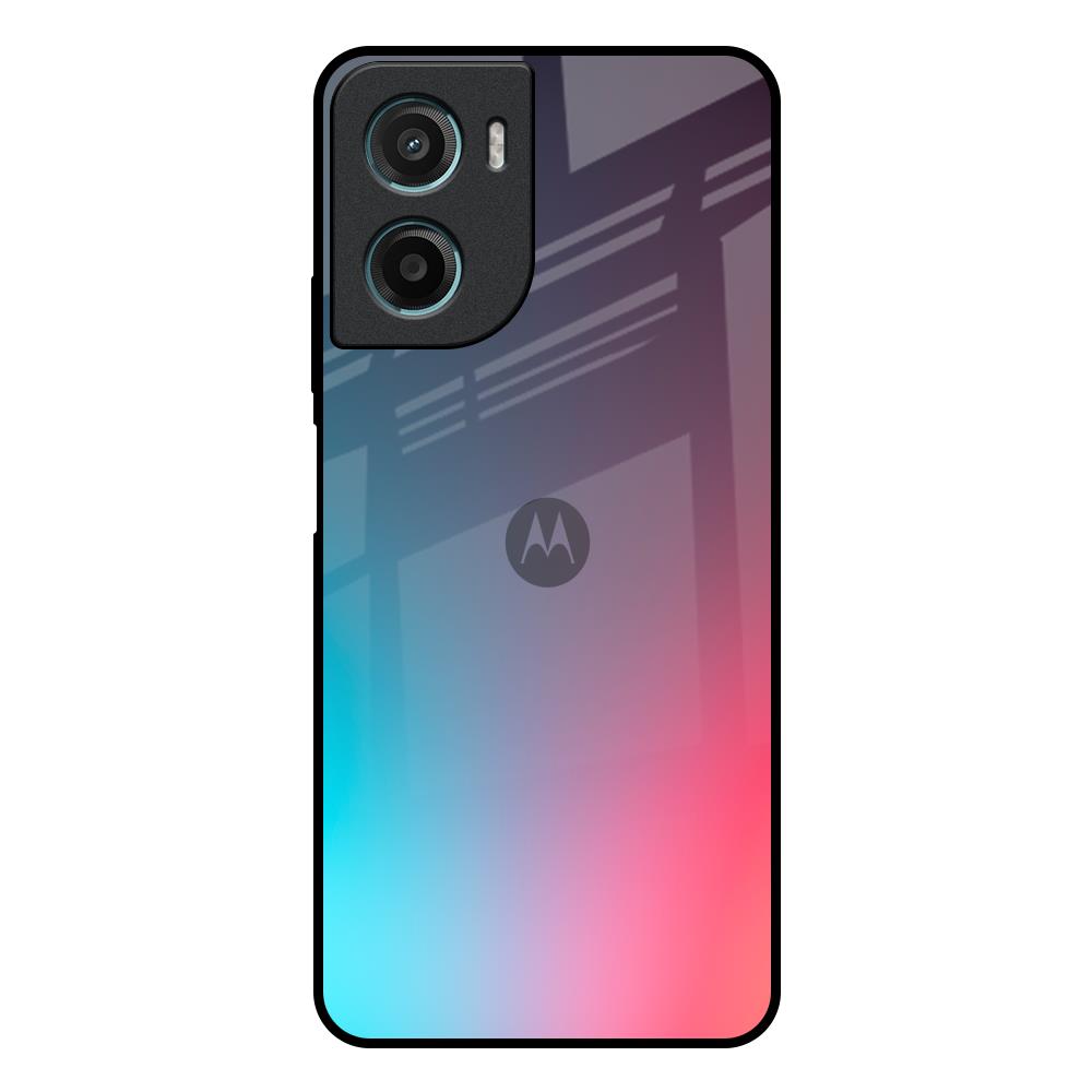 Rainbow Laser Motorola G05 Glass Back Cover Online