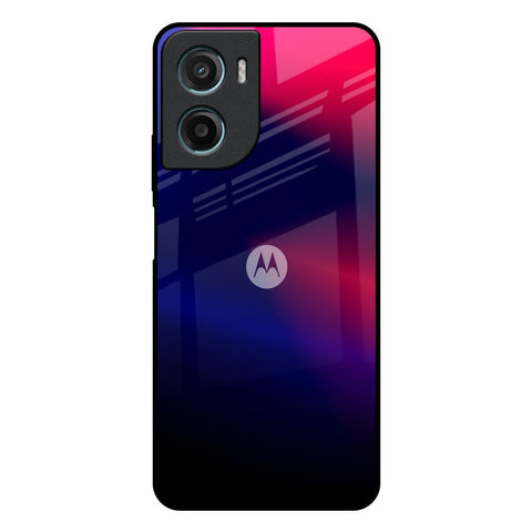 Blue Ombre Motorola G05 Glass Back Cover Online