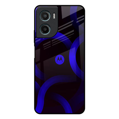 Blue Ring Light Motorola G05 Glass Back Cover Online