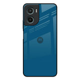Cobalt Blue Motorola G05 Glass Back Cover Online