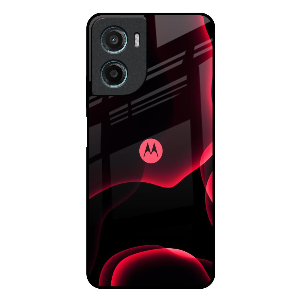 Red Thunder Motorola G05 Glass Back Cover Online