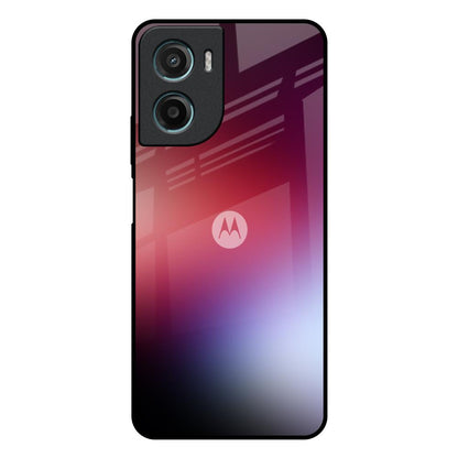 Gaussian Red Motorola G05 Glass Back Cover Online