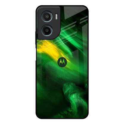 Forest Galaxy Motorola G05 Glass Back Cover Online