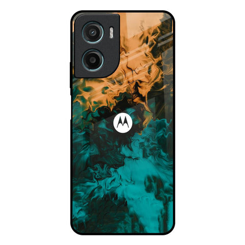 Watercolor Wave Motorola G05 Glass Back Cover Online