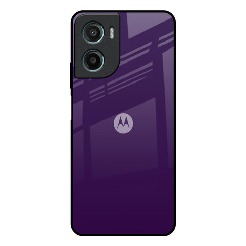 Dark Purple Motorola G05 Glass Back Cover Online