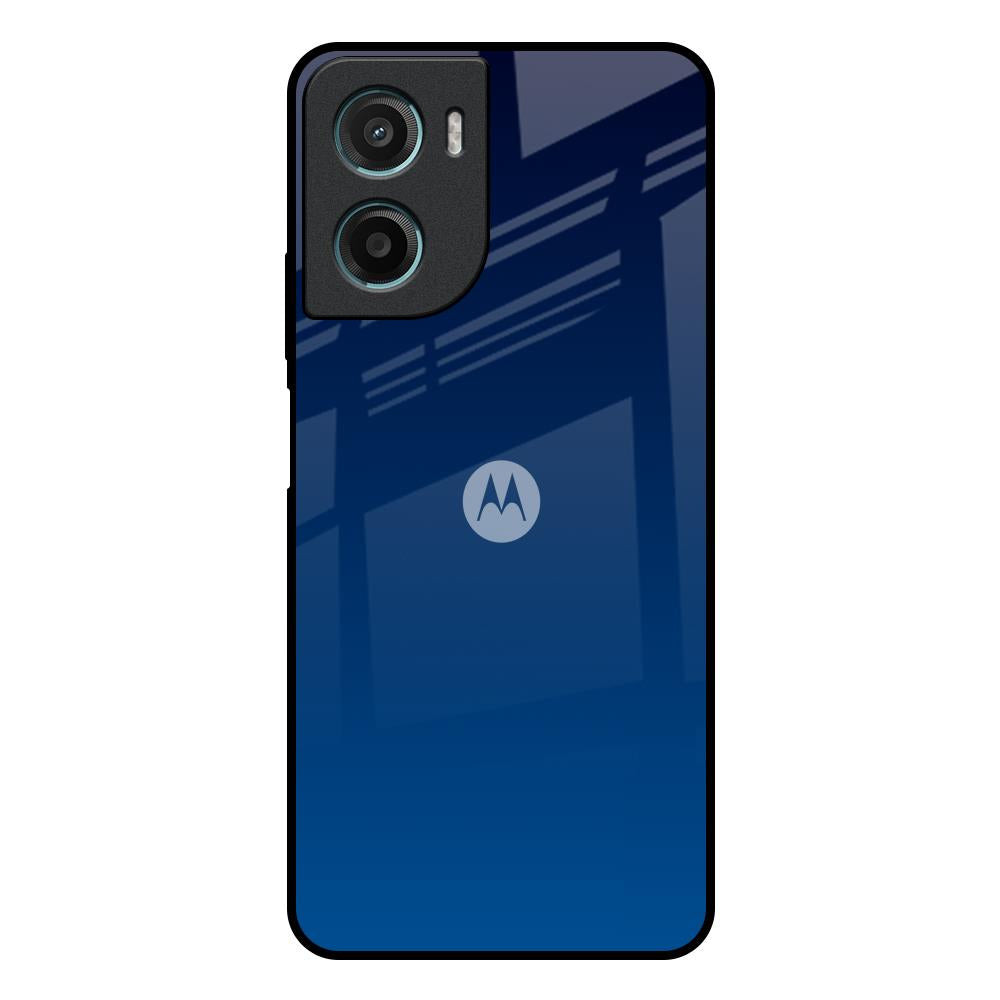 Very Blue Motorola G05 Glass Back Cover Online