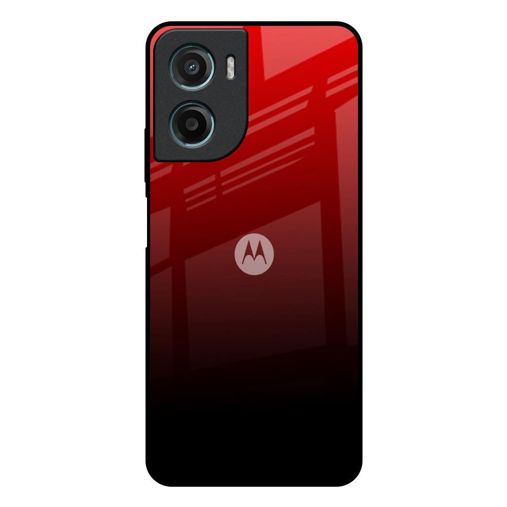 Maroon Faded Motorola G05 Glass Back Cover Online
