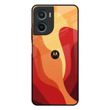 Magma Color Pattern Motorola G05 Glass Back Cover Online