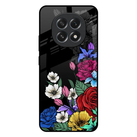 Rose Flower Bunch Art Oppo F29 5G Glass Back Cover Online