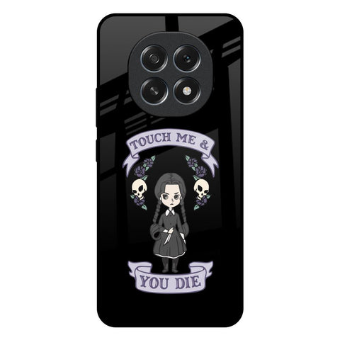 Touch Me & You Die Oppo F29 5G Glass Back Cover Online