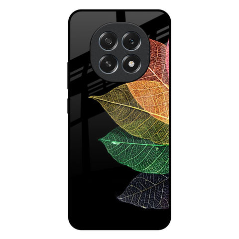 Colorful Leaves Oppo F29 5G Glass Back Cover Online