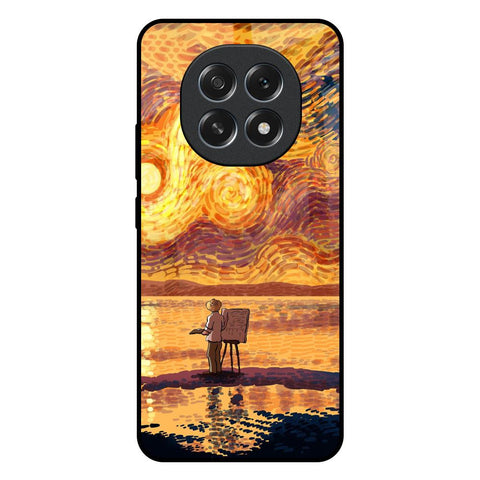 Sunset Vincent Oppo F29 5G Glass Back Cover Online