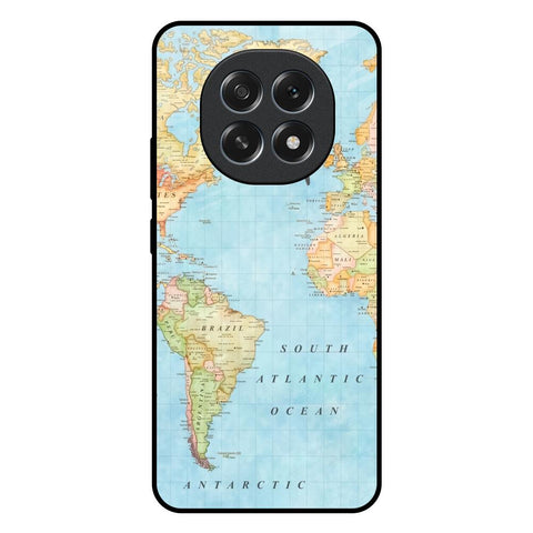 Travel Map Oppo F29 5G Glass Back Cover Online