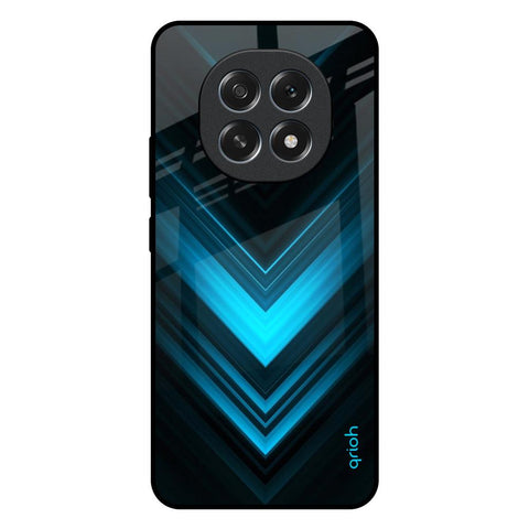 Vertical Blue Arrow Oppo F29 5G Glass Back Cover Online