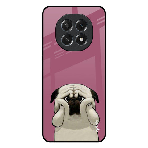 Funny Pug Face Oppo F29 5G Glass Back Cover Online