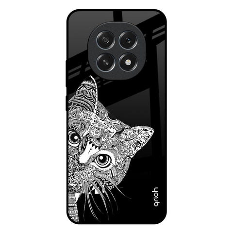 Kitten Mandala Oppo F29 5G Glass Back Cover Online