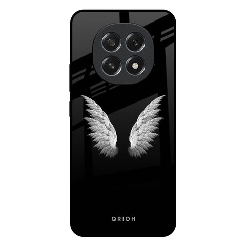 White Angel Wings Oppo F29 5G Glass Back Cover Online