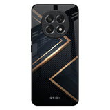 Sleek Golden & Navy Oppo F29 5G Glass Back Cover Online