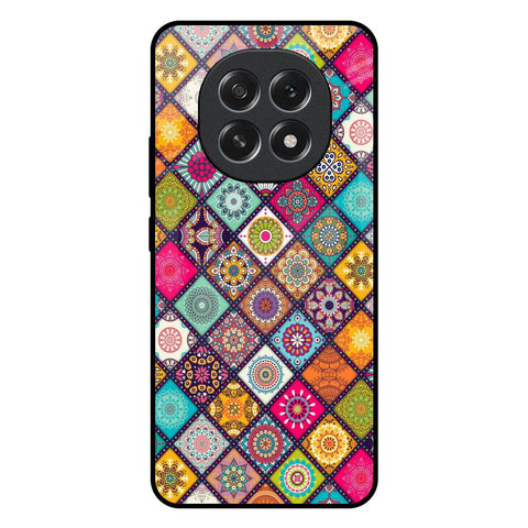 Multicolor Mandala Oppo F29 5G Glass Back Cover Online