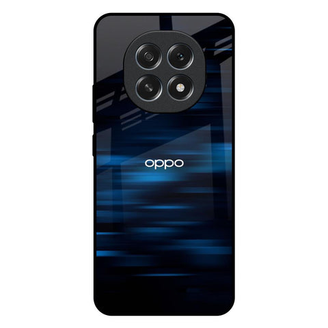Blue Rough Abstract Oppo F29 5G Glass Back Cover Online