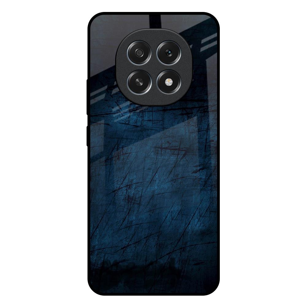 Dark Blue Grunge Oppo F29 Pro 5G Glass Back Cover Online