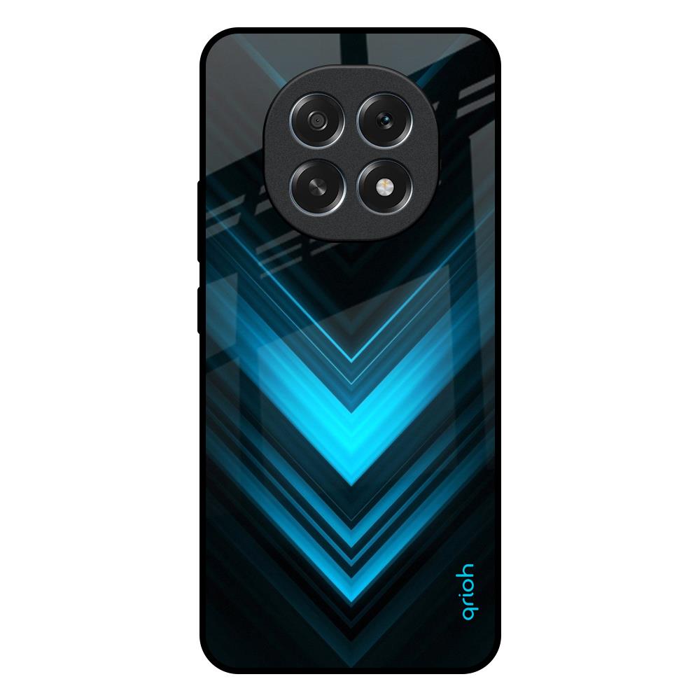 Vertical Blue Arrow Oppo F29 Pro 5G Glass Back Cover Online