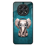 Adorable Baby Elephant Oppo F29 Pro 5G Glass Back Cover Online