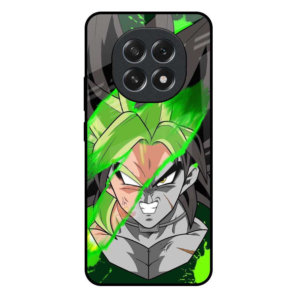 Anime Green Splash Oppo F29 Pro 5G Glass Back Cover Online