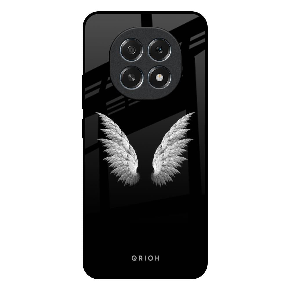 White Angel Wings Oppo F29 Pro 5G Glass Back Cover Online