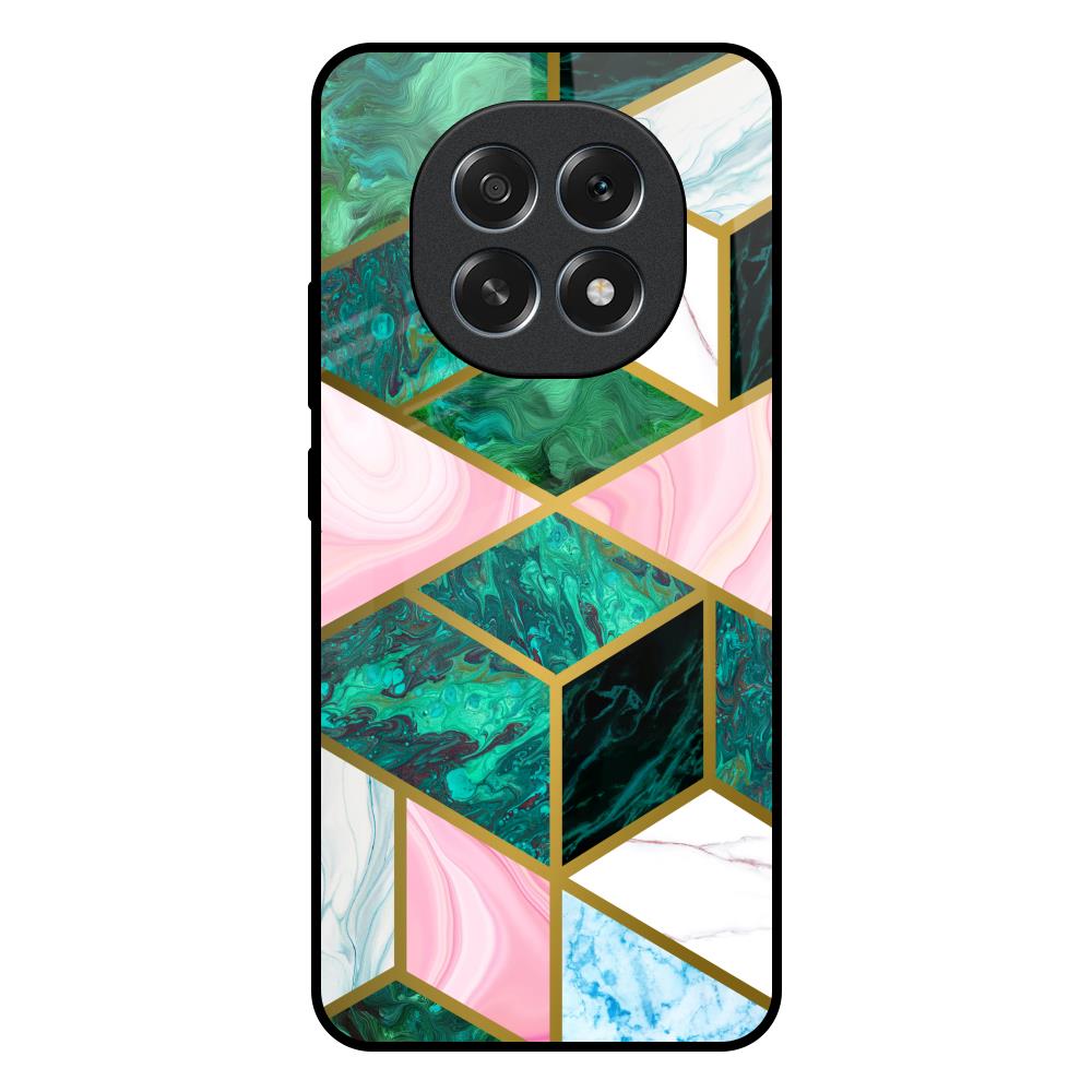 Seamless Green Marble Oppo F29 Pro 5G Glass Back Cover Online