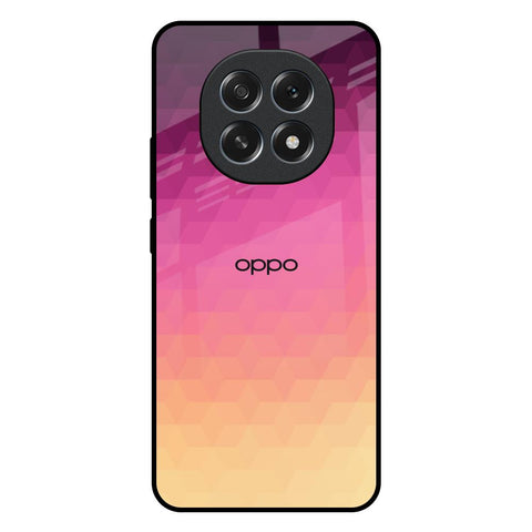 Geometric Pink Diamond Oppo F29 Pro 5G Glass Back Cover Online