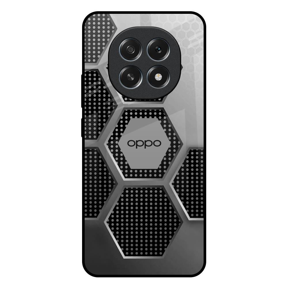 Hexagon Style Oppo F29 Pro 5G Glass Back Cover Online