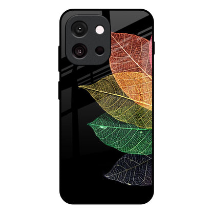 Colorful Leaves OnePlus 13T 5G Glass Back Cover Online