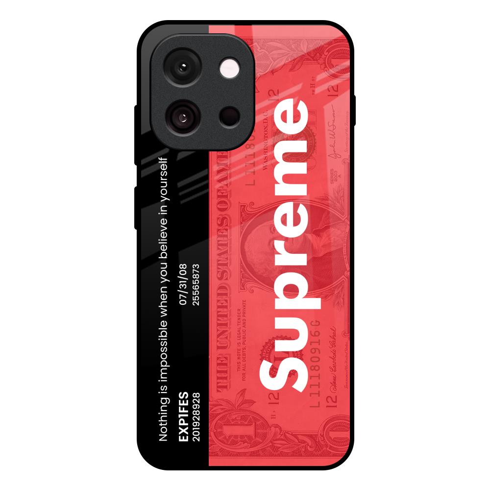 Supreme Ticket OnePlus 13T 5G Glass Back Cover Online
