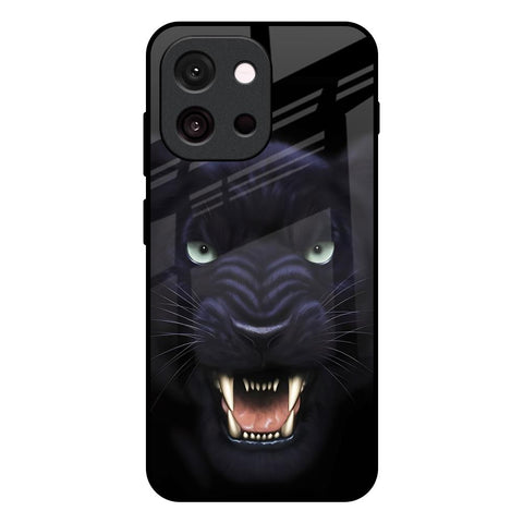 Angry Black Tiger OnePlus 13T 5G Glass Back Cover Online