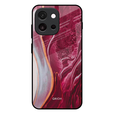 Crimson Ruby OnePlus 13T 5G Glass Back Cover Online